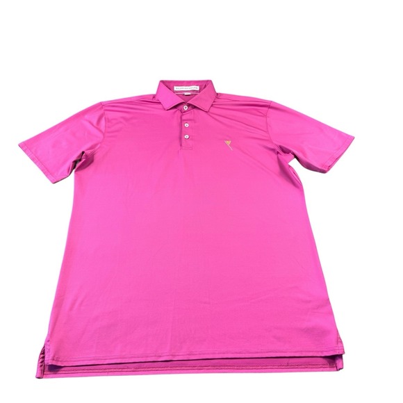 Holderness & Bourne Gold Tee Men's S/S Performance Golf Polo Size Large - Picture 2 of 6